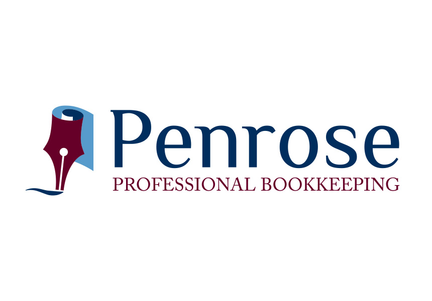 Penrose, logo design for professional bookkeeping services in Albany, WA.