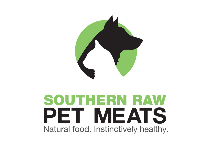 Southern Raw Pet Meats, logo design for natural pet food in Albany, WA.