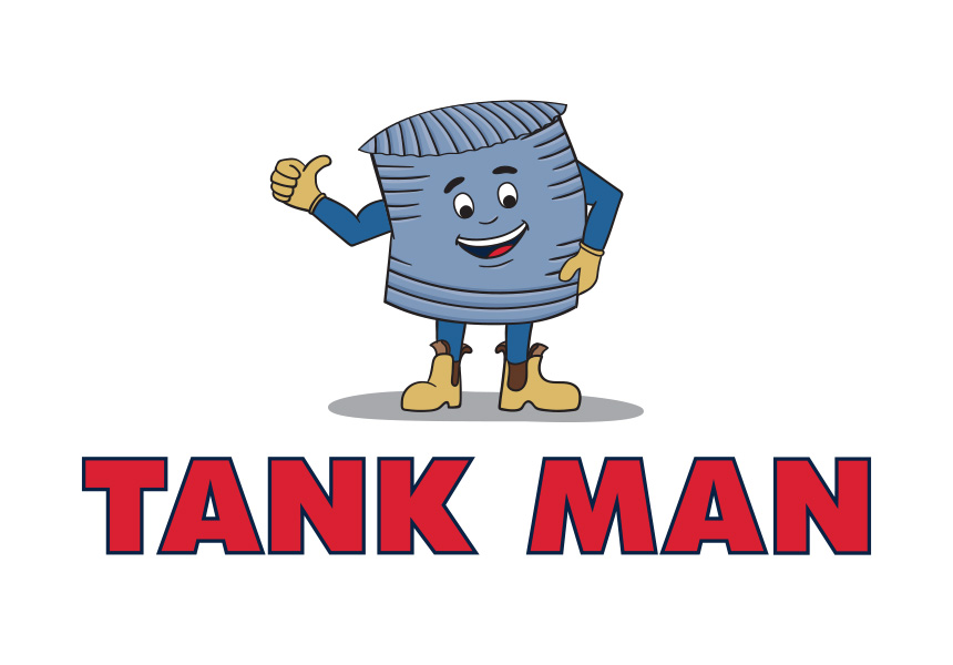 Tank Man, logo design for tank specialist, working around the Great Southern, WA.